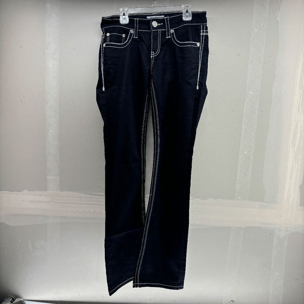 Daytrip Women's Boot Cut Jeans - Dark with Contrast Stitching